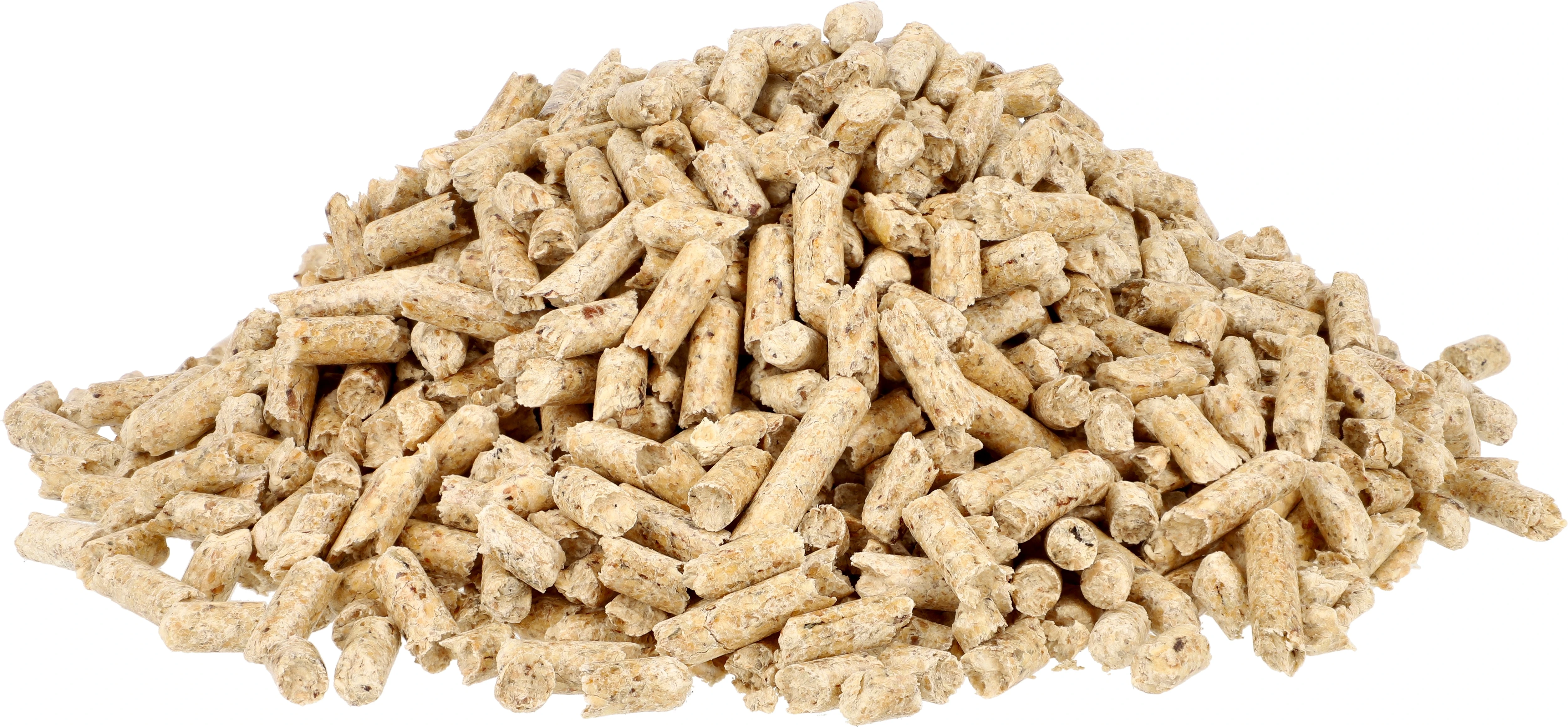 Lose Holzpellets Haufen