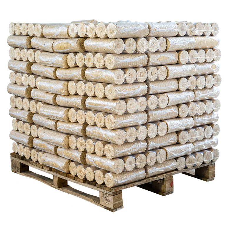 Nadelholzbriketts rund ohne Loch 10 KG